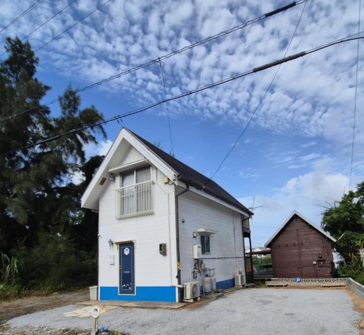 Cottage Blue Onna Exterior foto